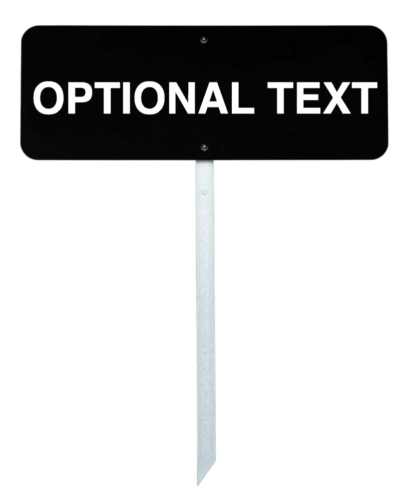 Golfskilt 40x15 cm - med egen tekst