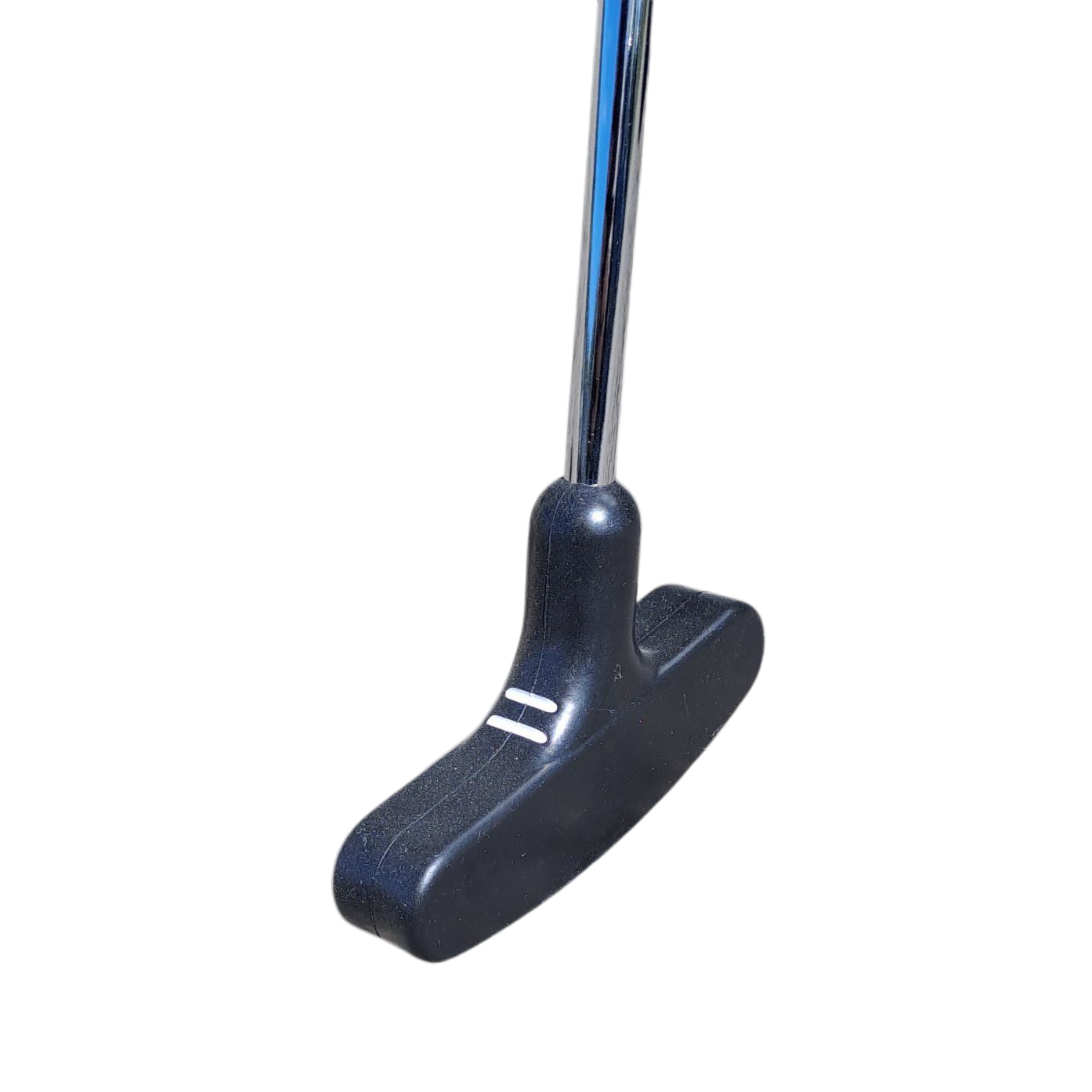 Standard gummihoved putter med sigte striber 85 cm