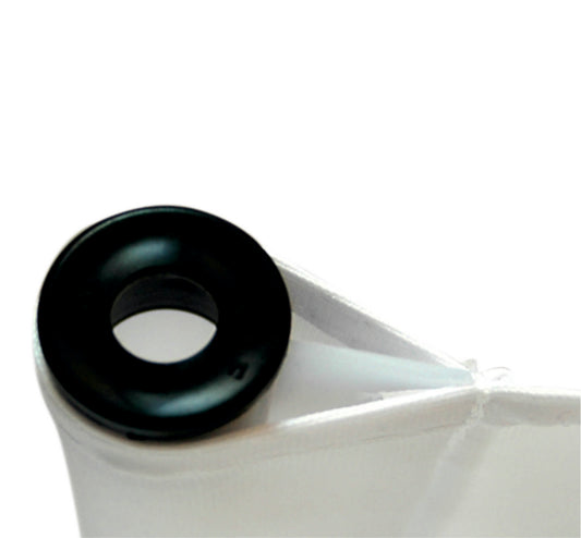 Golfflag ternet, sort/gul, 200 gram flagdug