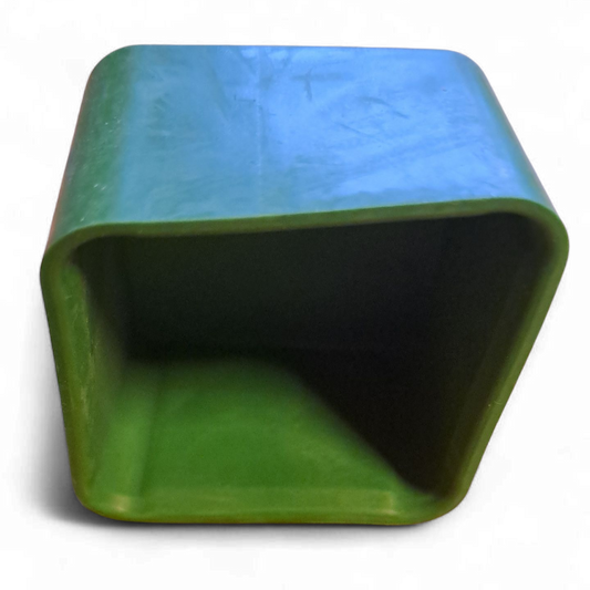 Grøn top til firkantet markeringsstolpe