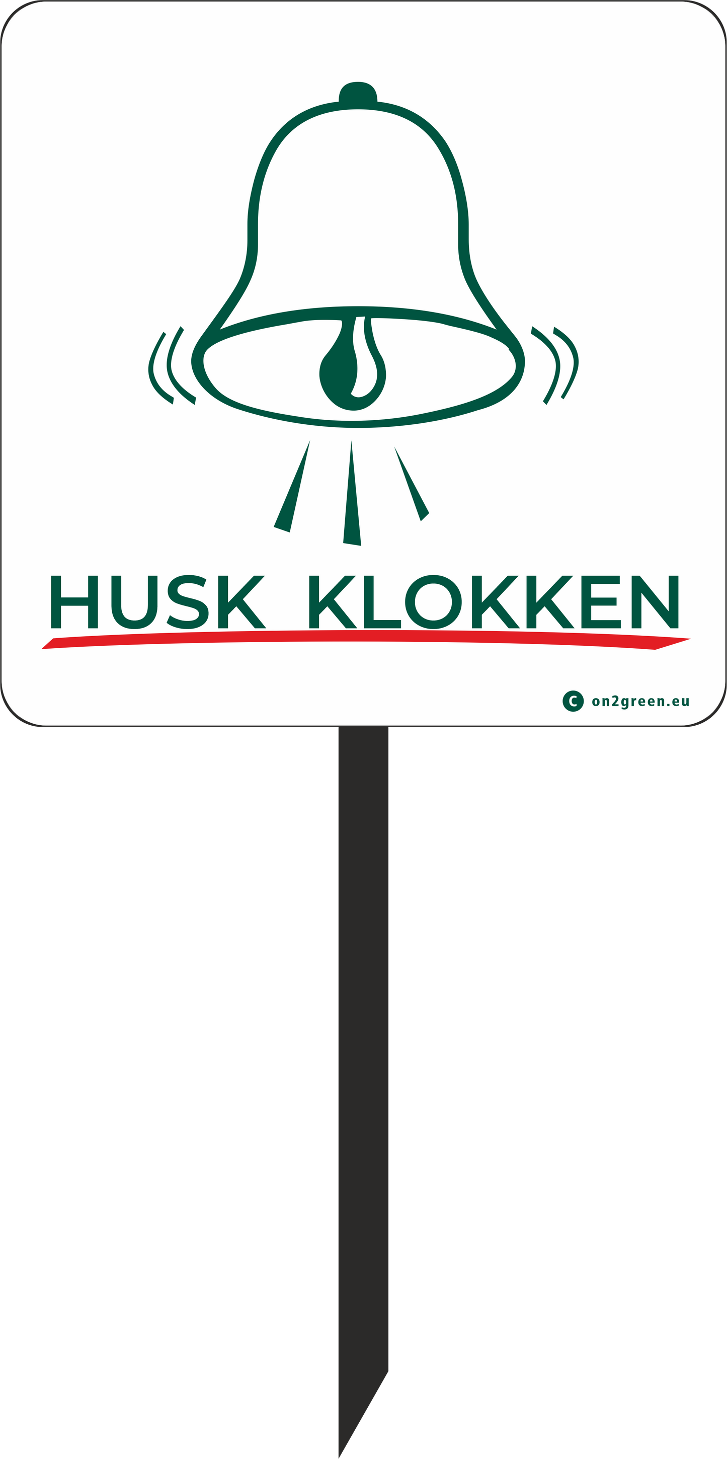 Golf sign: Please ring bell
