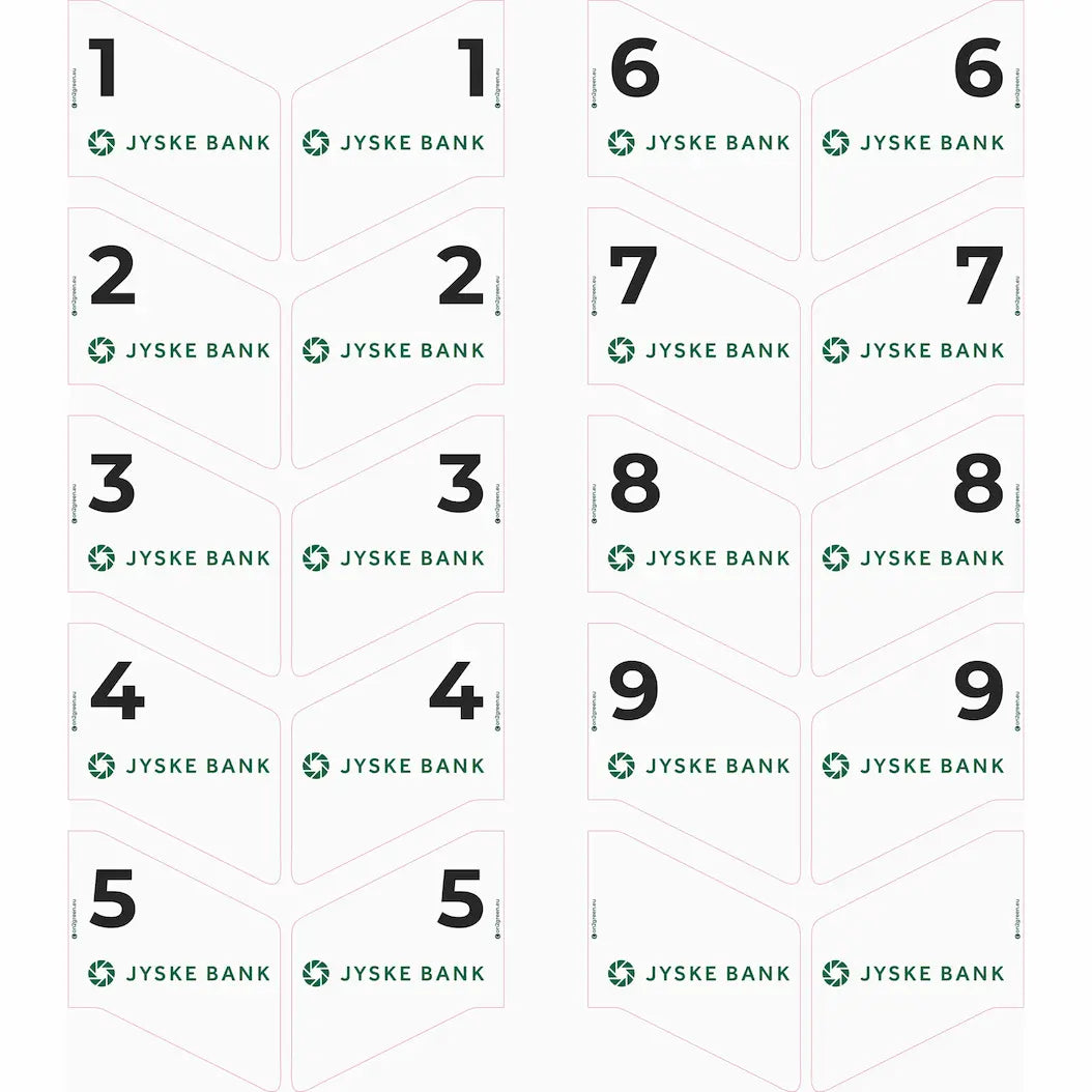 Sticker for PU flag design Flag