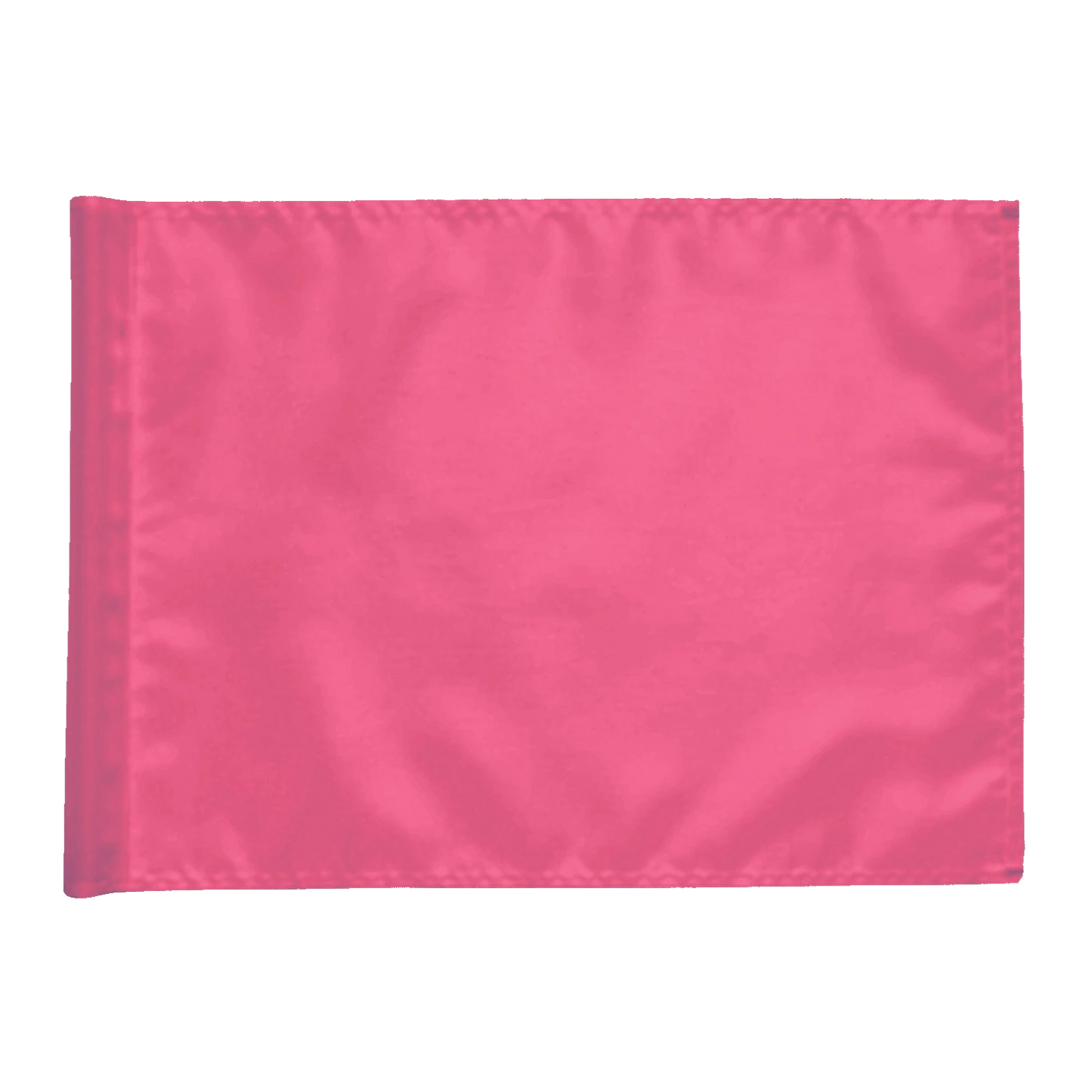 Golfflag, pink, nylon, ekstra kraftig flagdug.