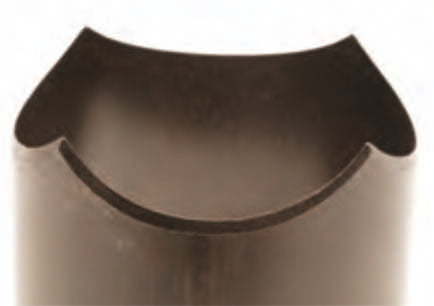 Hulcylinder PA, outside, Tandet skær