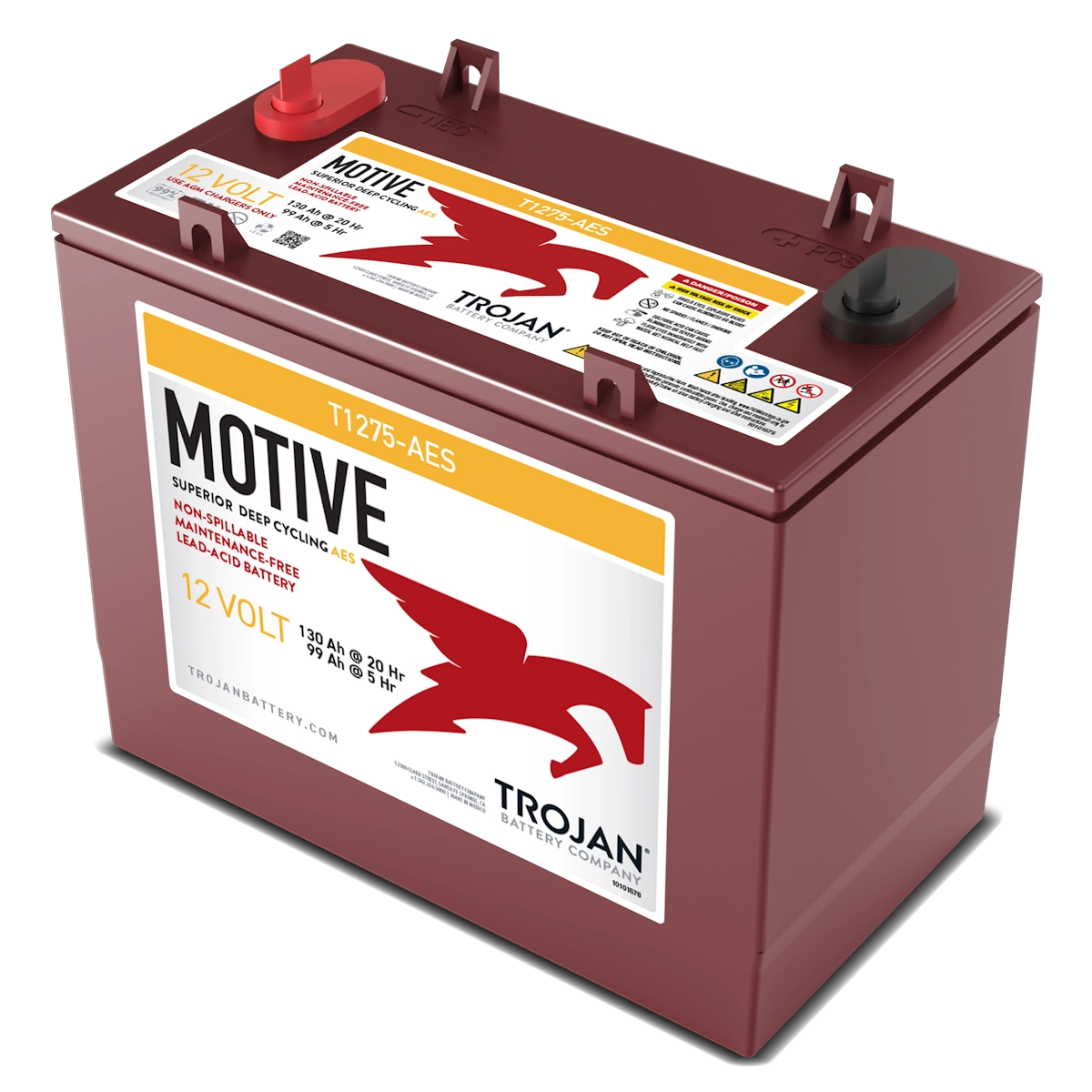 Trojan T-1275 AES 12V AGM Dybcyklus‑Batteri