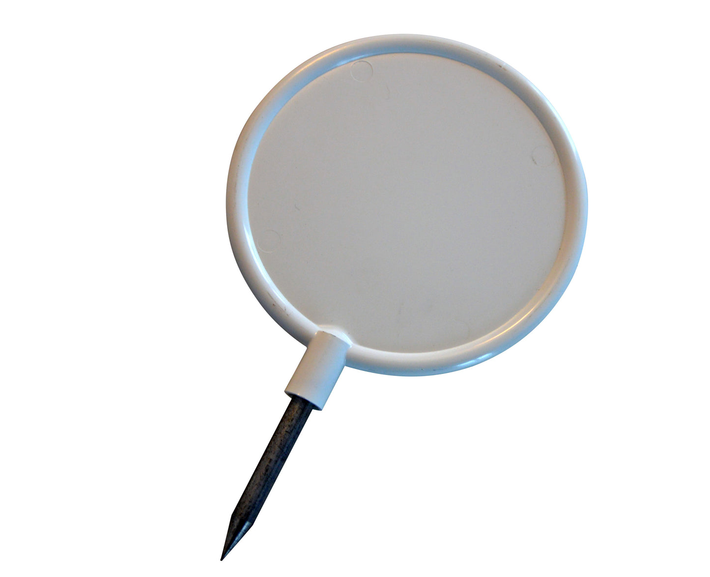 Tee Markering Rund, Ø 12 cm, Hvid