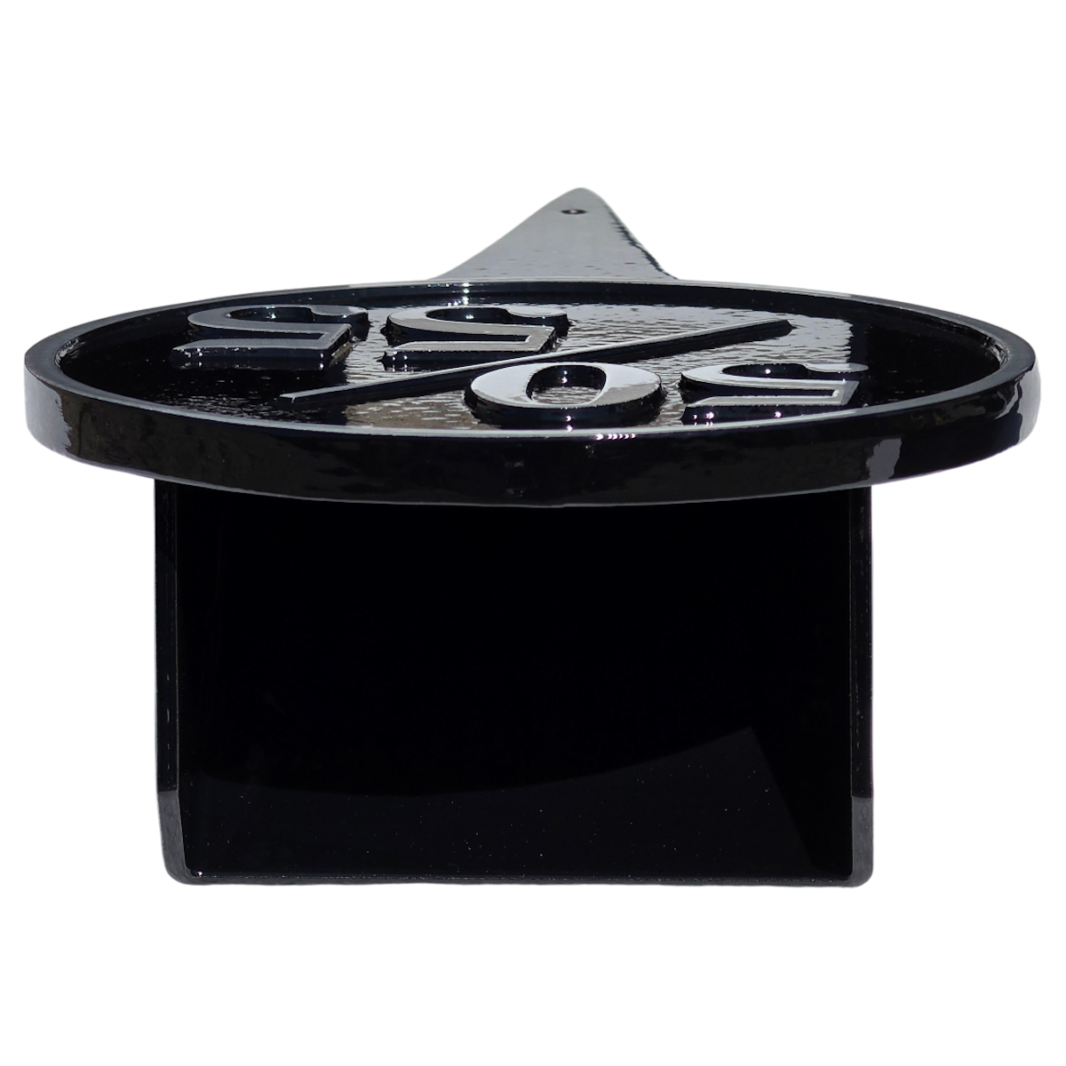 Tee markering i støbt aluminium med broken tee holder - 125 mm