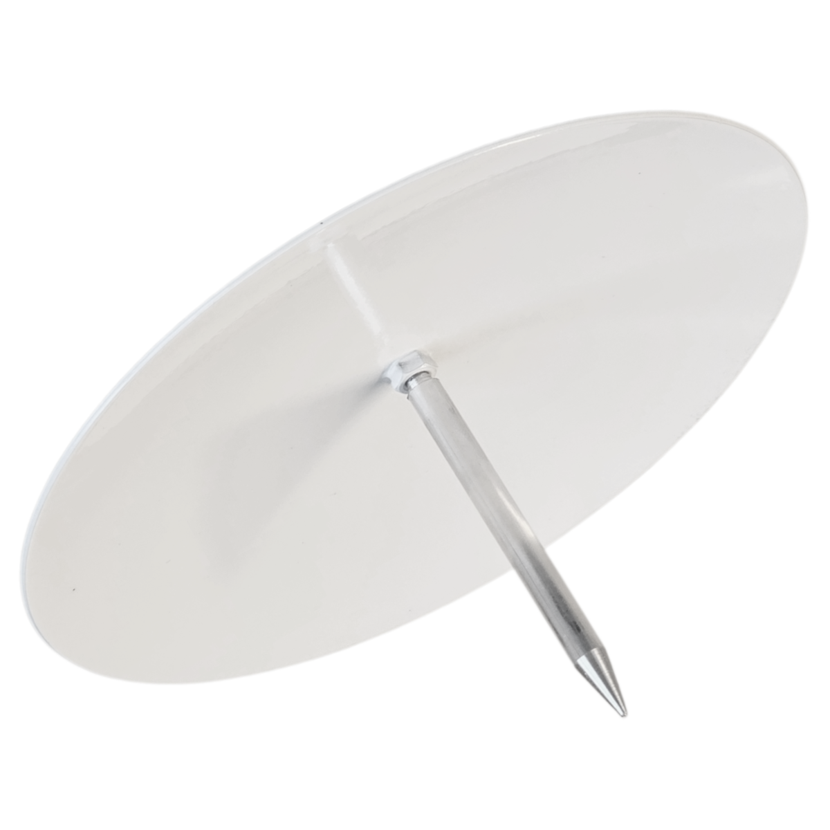 Tee marker in stainless steel, flat, red