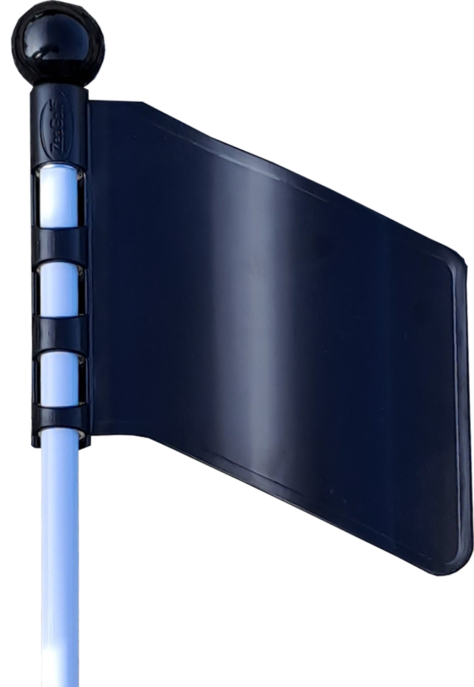 Løs top til puttinggreen flag, design flag