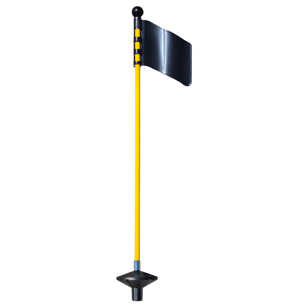 Putting Green Fiberglass Pole, yellow, 25.6" (65 cm)