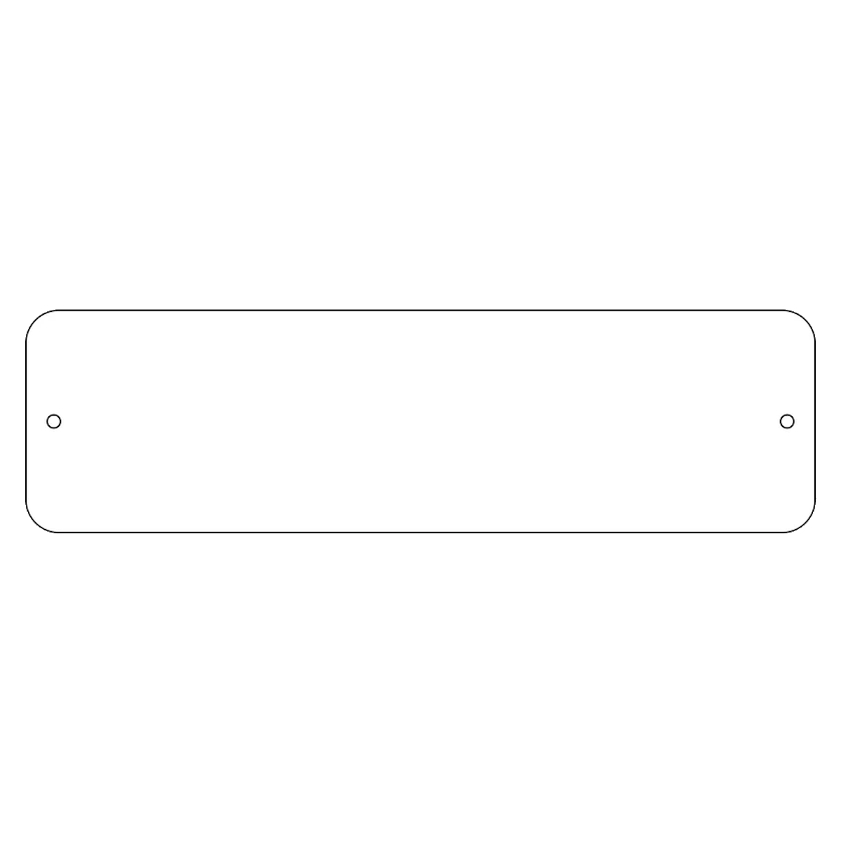 Sponsorskilt til skobørstestativ 52.5 x 16 cm