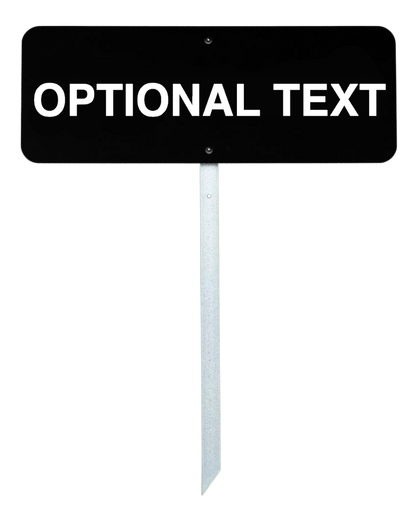 Golfskilt 40x15 cm - med egen tekst