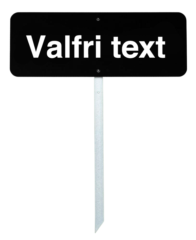 Golfskilt 40x15 cm - med egen tekst