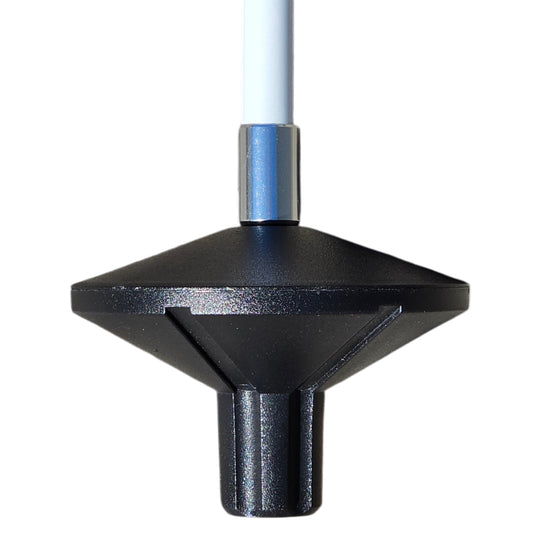 Putting Green Fiberglass Pole 90 cm, white + 2 black lines