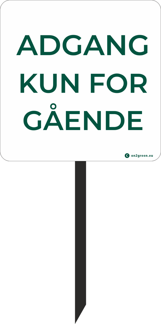 Golf Adgang kun for gående