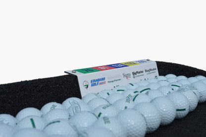 Sponsorskilt til boldmagasin med tryk, 30 x 9.5 cm