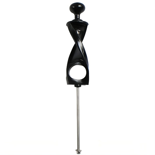 Boldfører med vridning og topkugle