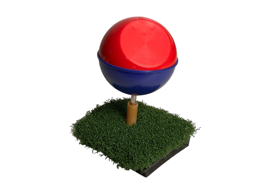 Tee Marker Globe, oblique RED/BLUE