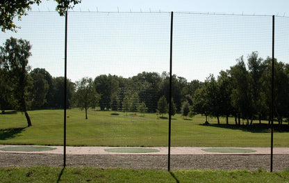 Golf Ball Stop Net, black w/rope, 2 x 25 m