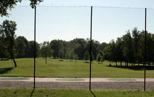 Golf Ball Stop Net, black w/rope, 4 x 50 m