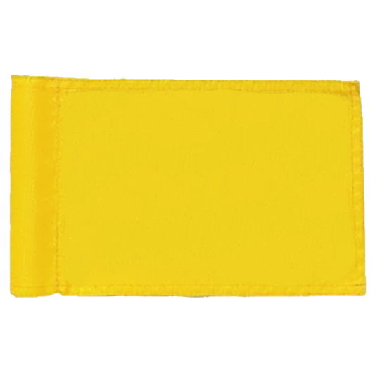 Markeringsflag gul i nylon til alm.