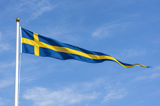 Svensk national-vimpel ran, 6 meter