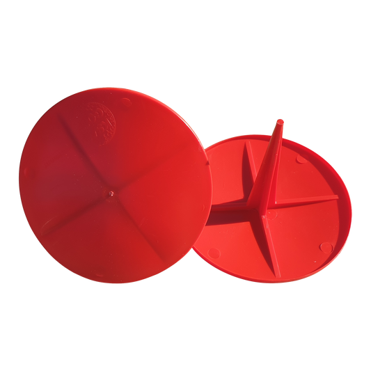 Tee Marker Flat, Ø 15 cm, red