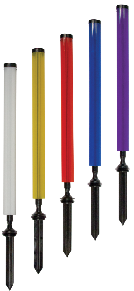 Fleksibel markeringspæl, rød