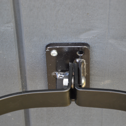 Beslag til væg til enkelt affaldskurv